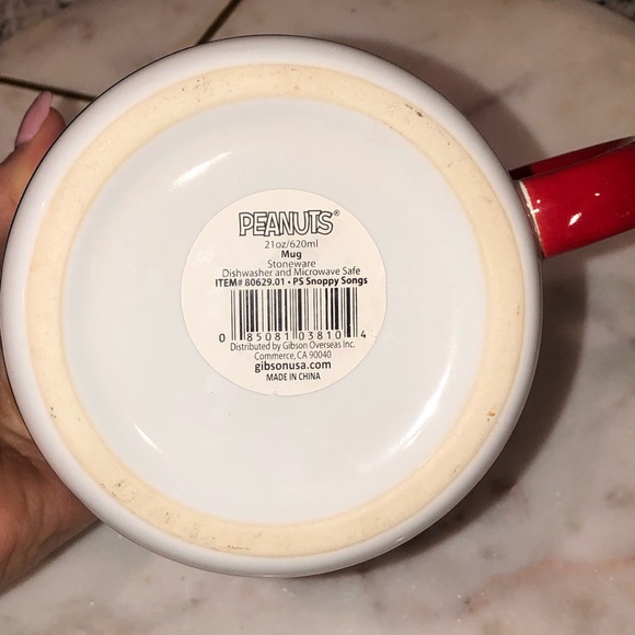 ✨NWT✨ Peanuts Snoopy & Woodstock BACK TOGETHER Large Ceramic Mug - Picture 6 of 8